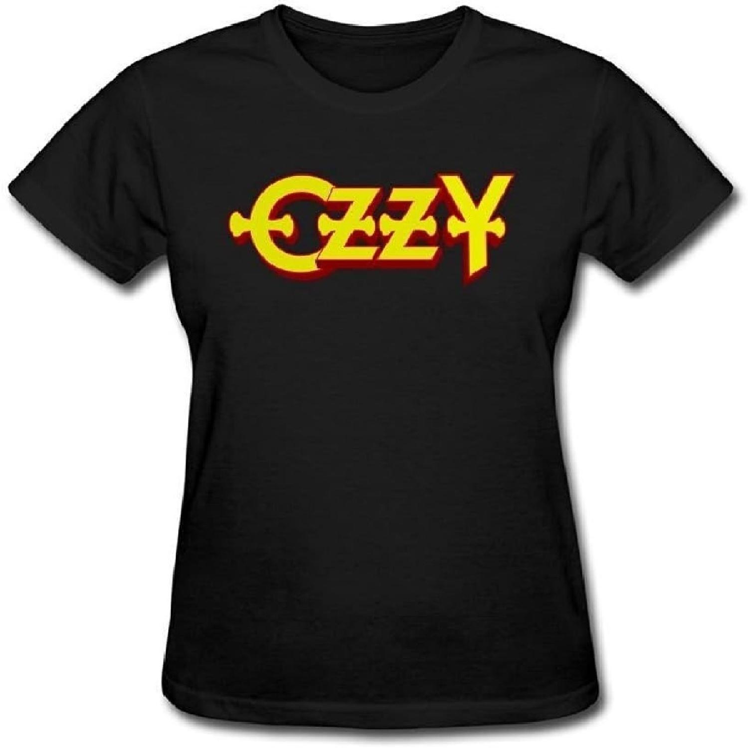 AVERBILY Women s English Singer Ozzy Osbourne T-Shirt S чёрный