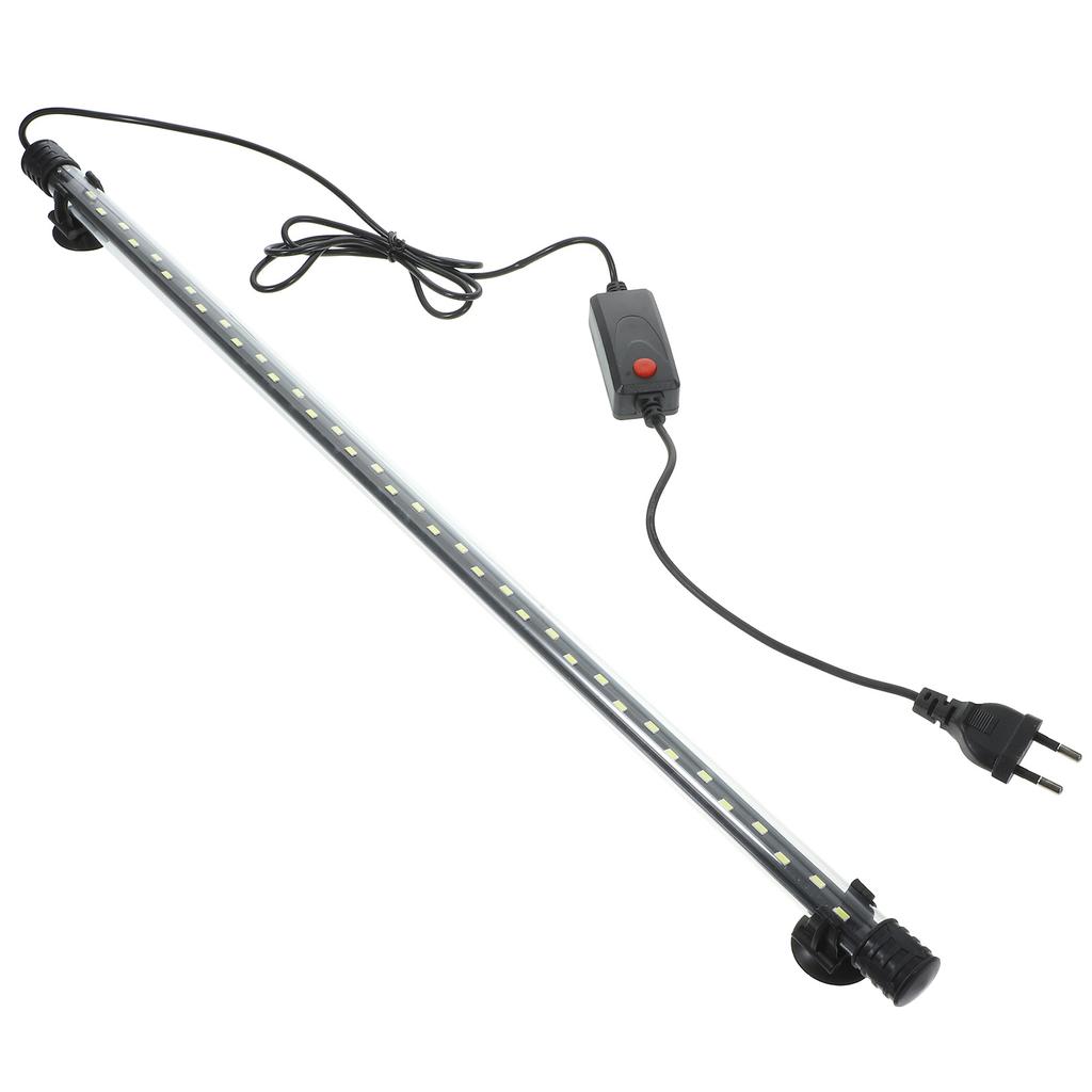1Pcs Fish Tank Lamp Aquarium Landscaping LED Light Pure White Long-Lasting Material Suction Cups Easy Fixing Fish Tank