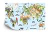 Photomural Watercolour World Map Non-Woven 368x280
