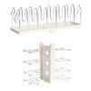 Pot Rack Stainless Steel Divider Expandable Design Adjustable Lid Organizer Kitchen Cabinet Storage Rack Pot Lid Holder