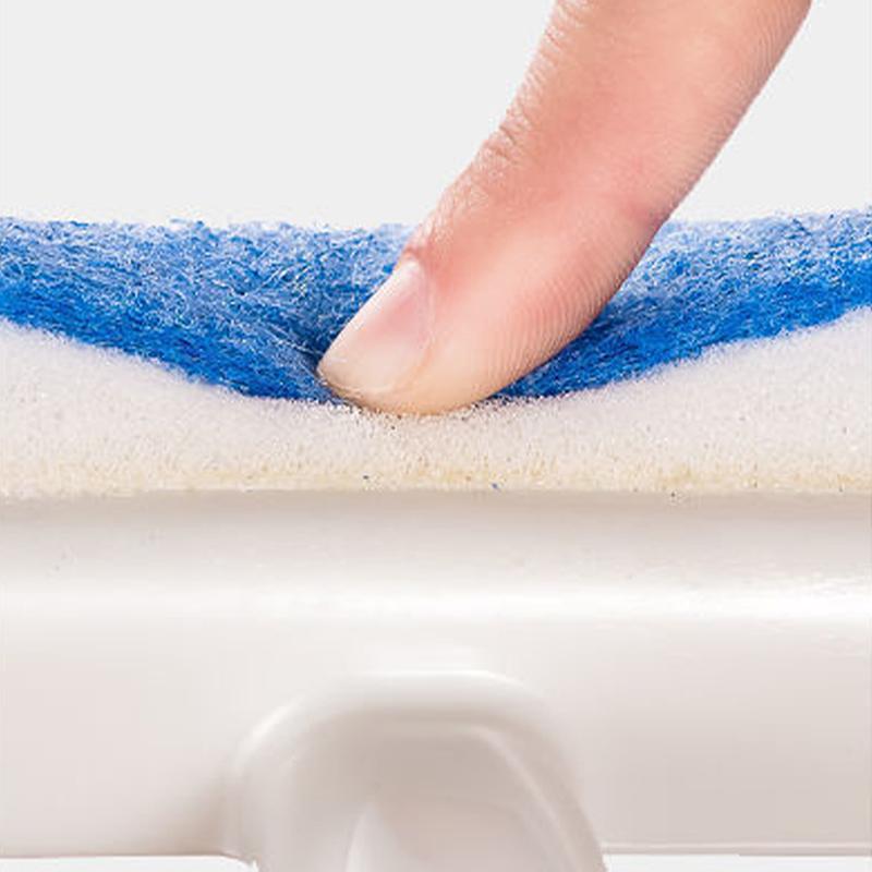 Magic Window Glass Cleaning Brush Double-Sided Sponge Wiper Scraper Bathroom Wall Shower Squeegee Mirror Scrubber Tools