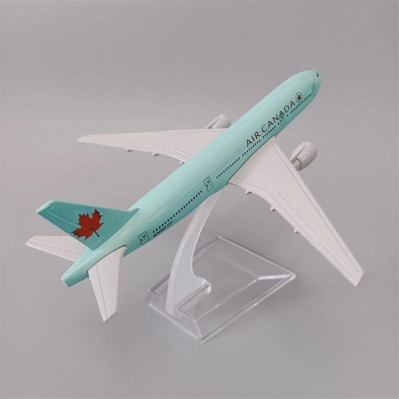 Air Canada Boeing 777 Plane Model 1:400 Alloy Metal 16cm Model Airplane Souvenir Model Aircraft Collection