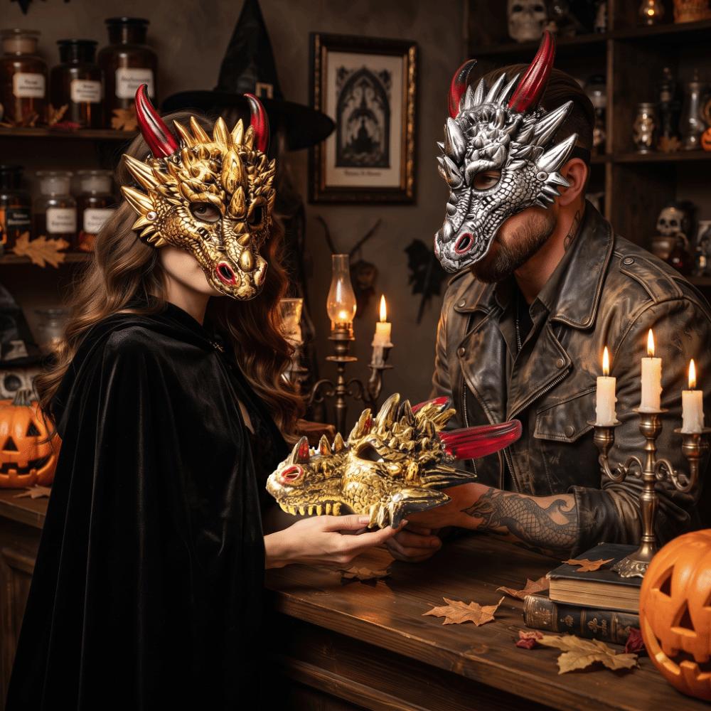 4D Design Halloween Face Mask PU Foaming 3D Mask Halloween Cosplay Mask Halloween Costume Scary Mask Carnival Party