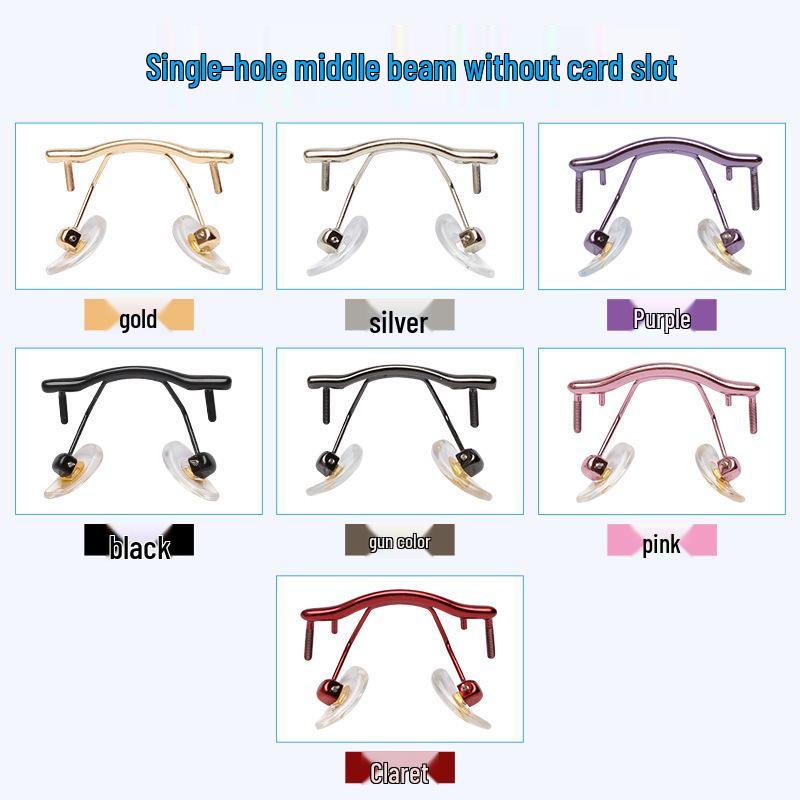 Unisex Rimless Diamond-Cut Glasses for Myopia with Single Hole Nose Bridge - Free Shipping