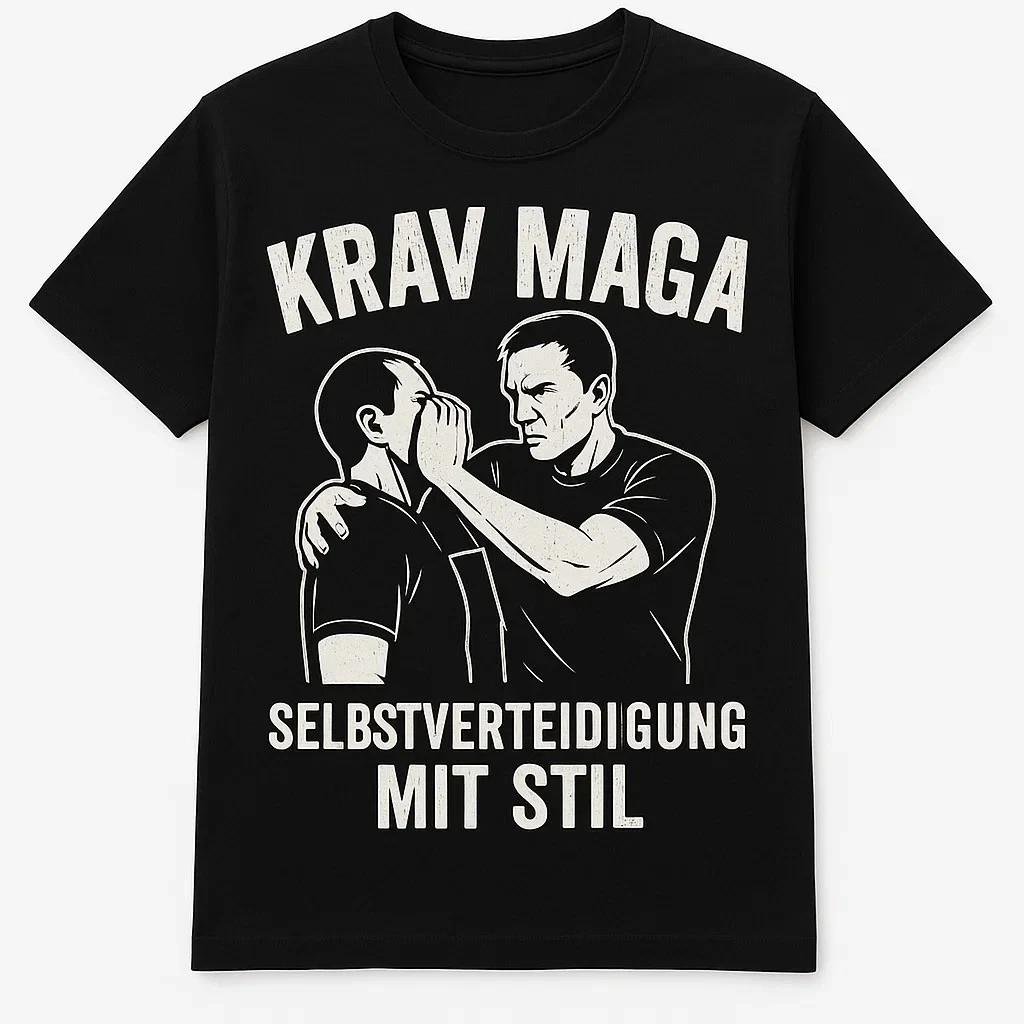 T-Shirt Krav Maga – Selbstverteidigung mit Stil, Kampfsport Motiv, Geschenkidee M
