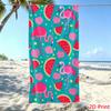 Asciugamano da Spiaggia in Microfibra Oversize Senza Sabbia Grande Asciugamano da Bagno Asciugatura Rapida Fenicottero Anguria Coperta da Bagno Super Assorbente Tappetino da Piscina