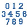 Colorful English Letter & Number Embroidery Patch Set for Clothing Decoration