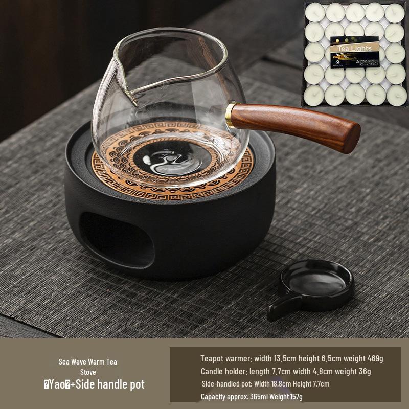 Tea Brewing Candle Warmer & Aroma Diffuser: A Compact Stove for Heating and Roasting Tea Cups