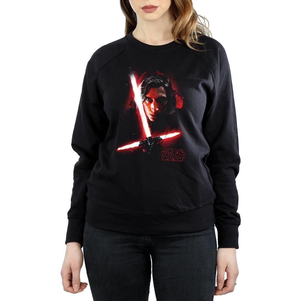 Star Wars Womens/Ladies The Last Jedi Kylo Ren Brushed Sweatshirt