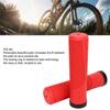 2 PCS Bike Rubber Handlebar Grips Anti Slip Handlebar Cover Shockproof Mountain Bike Handles