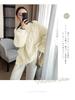 Xppe Knit Long Cable Crew Solid Loose Adult Casual Pullover Top for Winter Women's Sweater, Sleeve, Knit, Neck, Color, Warm, Soft, Oversized, Fit,