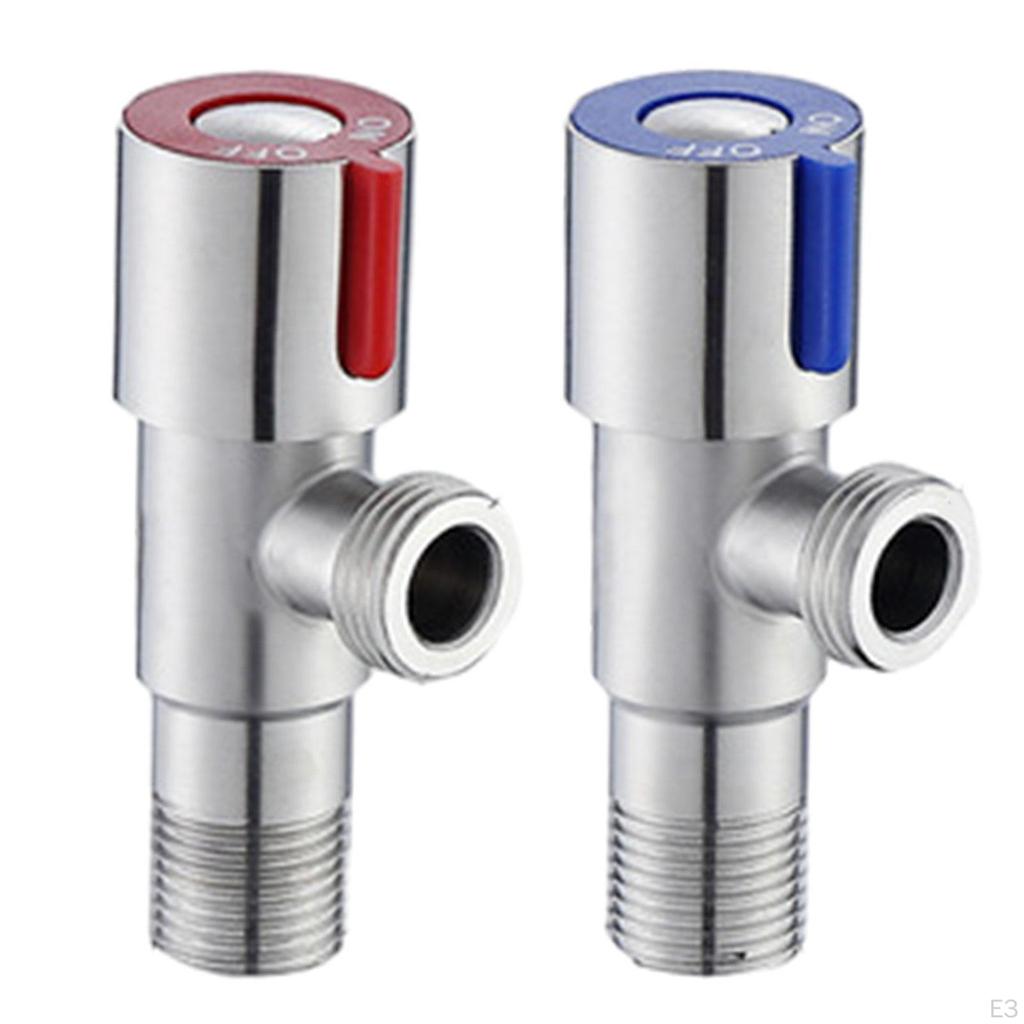 Stainless Steel Quarter Turn Set for Bathroom Plumbing