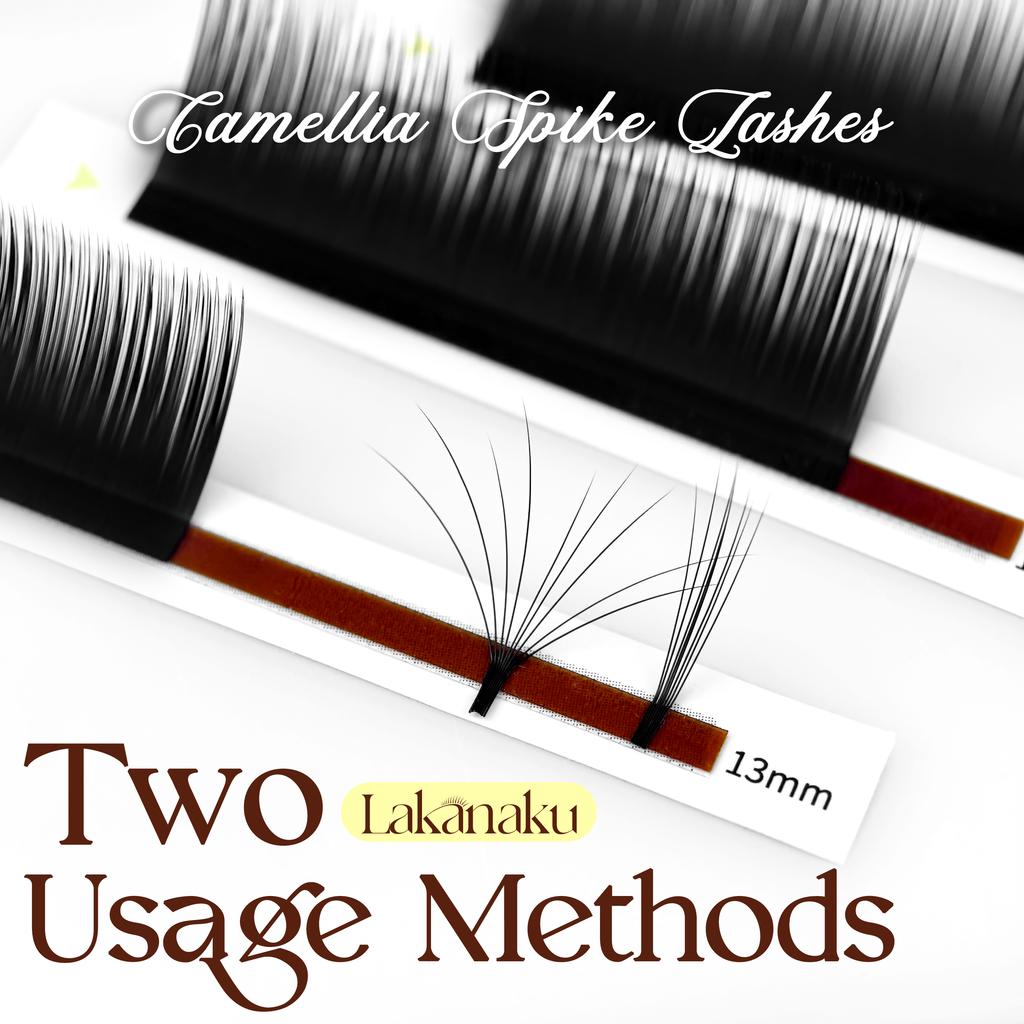 Abonnie LJ LB Pre-Bundled Bottom Eyelashes J B Camellia Lashes Automatic Fanning 5-7mm Eyelash Extensions Comic Lashes Manga