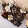 Freestanding Tiered Shelf with Three Shelves Compact for Tea Corner, Entryway