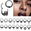 1PC Stainless Steel Butterfly&Bat&Snake Nose Septum Ring 16G Earrings Hoop Ear Cartilage Tragus Body Piercing Jewelry