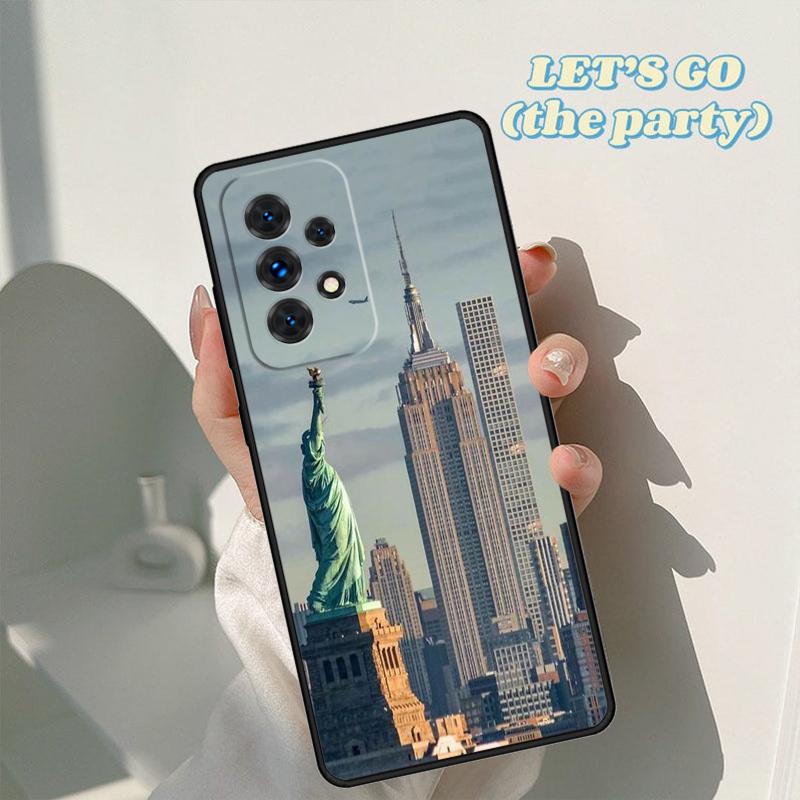 New York City phone case For Samsung Galaxy A42 A31 A40 A51 A71 A32 A80 A91 A52 A72 A73 A20e A21S A50 A70 A11 A12 Cover