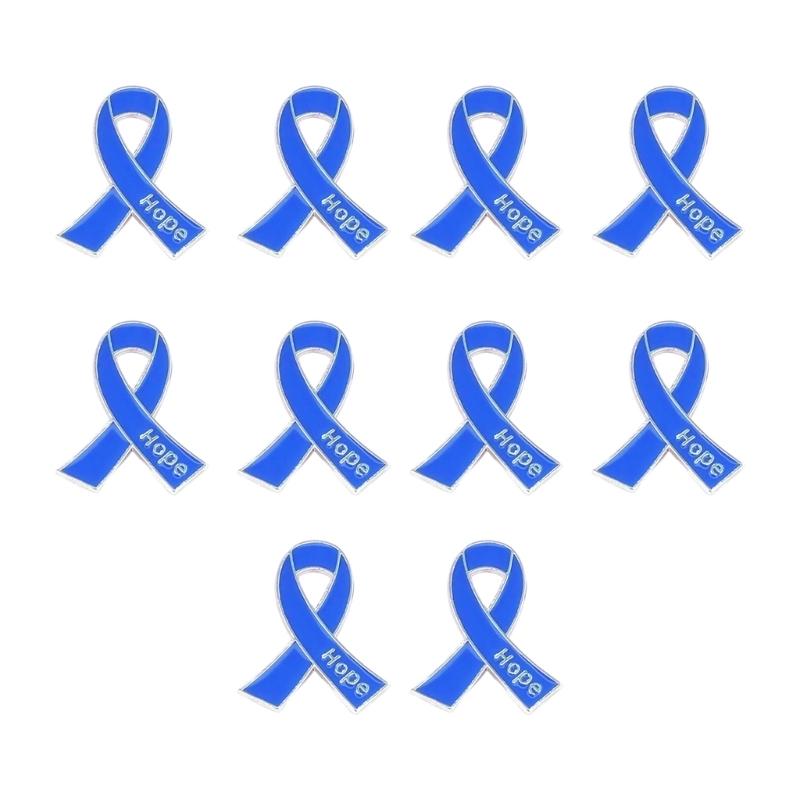 Stylish Hope Letter Ribbon Brooch Versatile Ribbon Pin Gift for Everyday Wear and Gift Giving In Sturdy Alloy Design