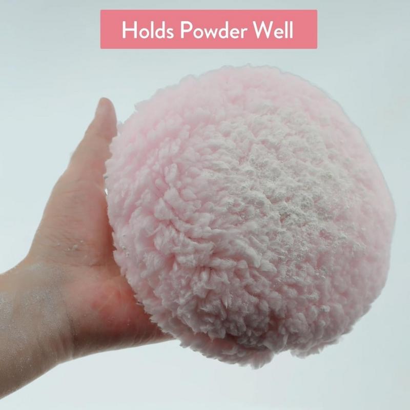 15Cm Extra Large Powder Puff Oversize Long Plush Body Powder Applicator Easy To Hold Oversize Dust Puffs For Body Face Powder