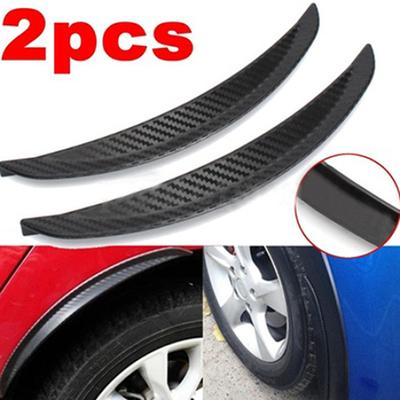1Pair 24.5cm Soft Flares Arch PVC Fender Eyebrow Wheel Guard Kit for Car Truck