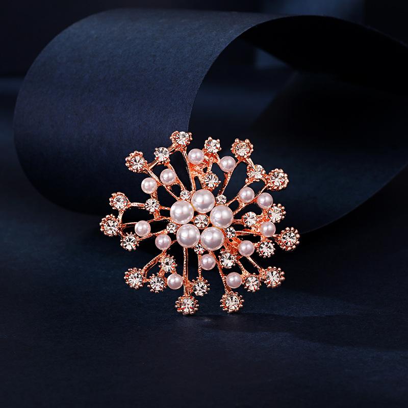 Pearl Metal Brooch Premium Accessories Yiwu Trinkets Suit High-end Corsage Exquisite Versatile Pin