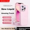 DIVI Cloud-Like LiquidIPhone 13 Pro Max Case, Full Protection Shockproof Ultra-Thin Soft with Straight Edges, Pink
