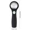 10X Handlupe mit wiederaufladbarem USB-LED-Licht, ideal zum Lesen von Münzen, Schmuckbewertung und Näharbeiten