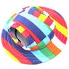 Small Pet Dog Cat Kitten Striped Princess Mesh Strap Hat Cap Sunbonnet