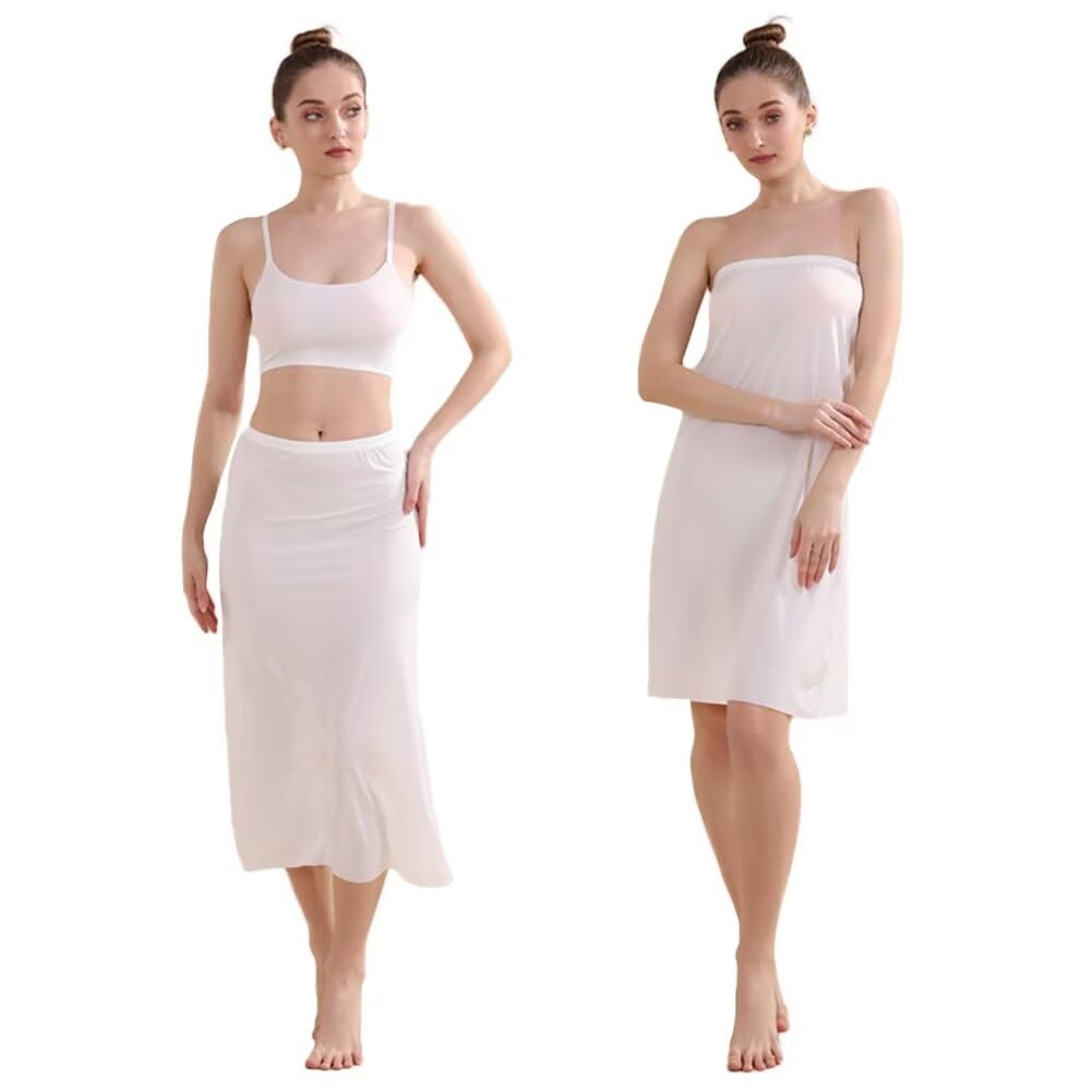 

Длинный подъюбник с прохладной юбкой, впитывающий пот, быстросохнущий, белый, максимальной длины, M [Eukkis] на ощупь, комбинация, непрозрачный, женское нижнее белье, лето, впитывающий, сушащий,