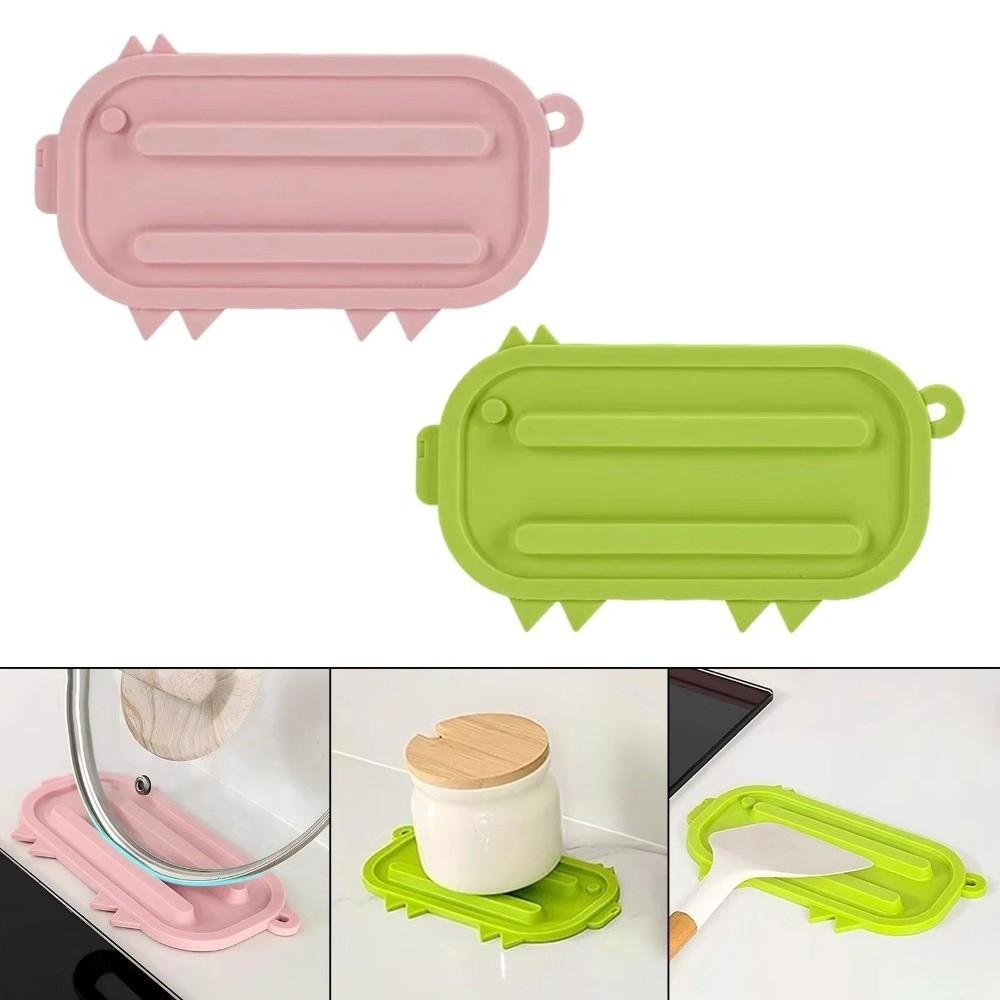 Flexible Pot Lid Storage Mat Non-Slip Insulation Cushion Soap Drain Pad  Outdoor Tableware