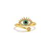 European & American Luxury "Demon Eye" Adjustable Ring for Women - Unique, Versatile Design