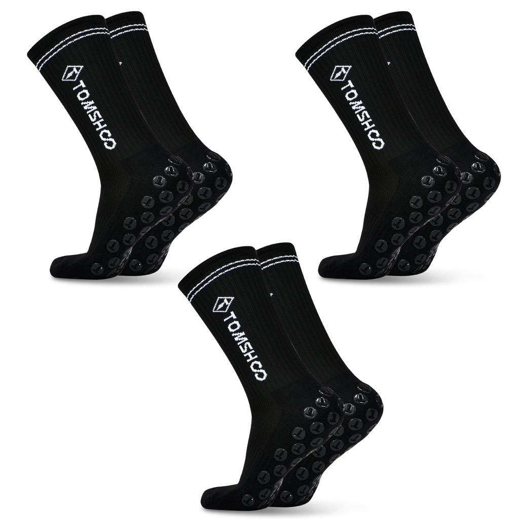 Football Socks for Men and Women Anti-Slip Grip Comfortable for Hiking Running Basketball