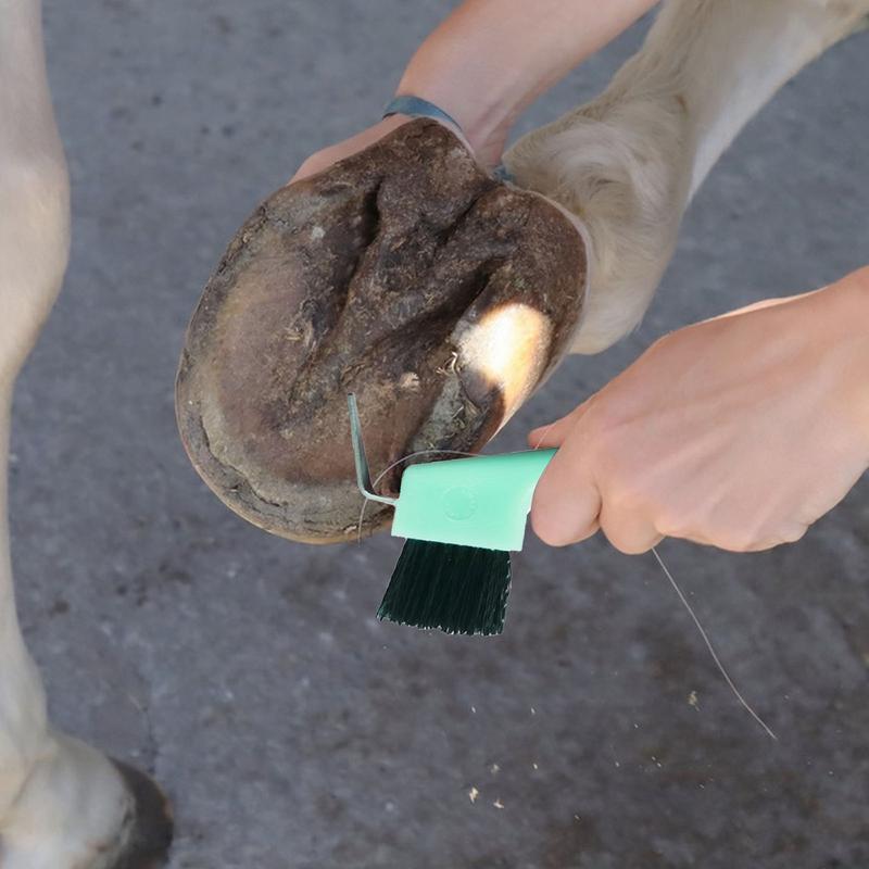 Hoof Picks For Horses 2 In 1 Horse Grooming Supplies Hoof Pick For Horse Cleaning Horse Hoof Polish Hoof Pick With Brush