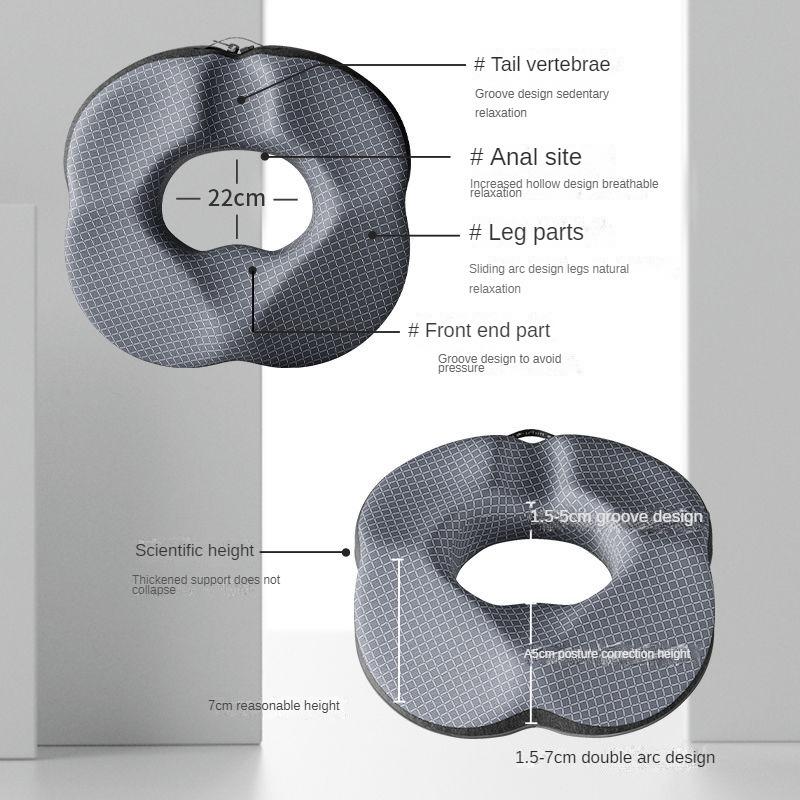 Donut Pillow Hemorrhoid Seat Cushion Tailbone Coccyx Orthopedic Medical Seat Prostate Chair for Memory Foam