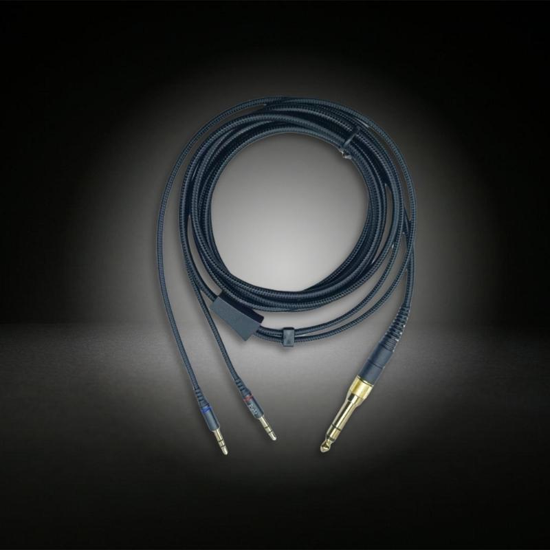 Quality Upgrades Headphone Cable Compatible for T1T2 T5 D7100 Headphone Durability 1/8inch to 1/4inchStereo Cable