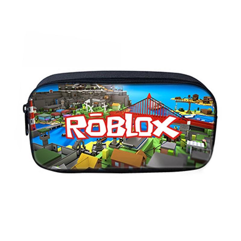 Plecak Roblox o dużej pojemności i z płynnie działającymi podwójnymi zamkami błyskawicznymi do szkoły i podróży