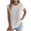 Women's Fashion -Color Twisted Batwinged Sleeve Casual Loose Knitted Top