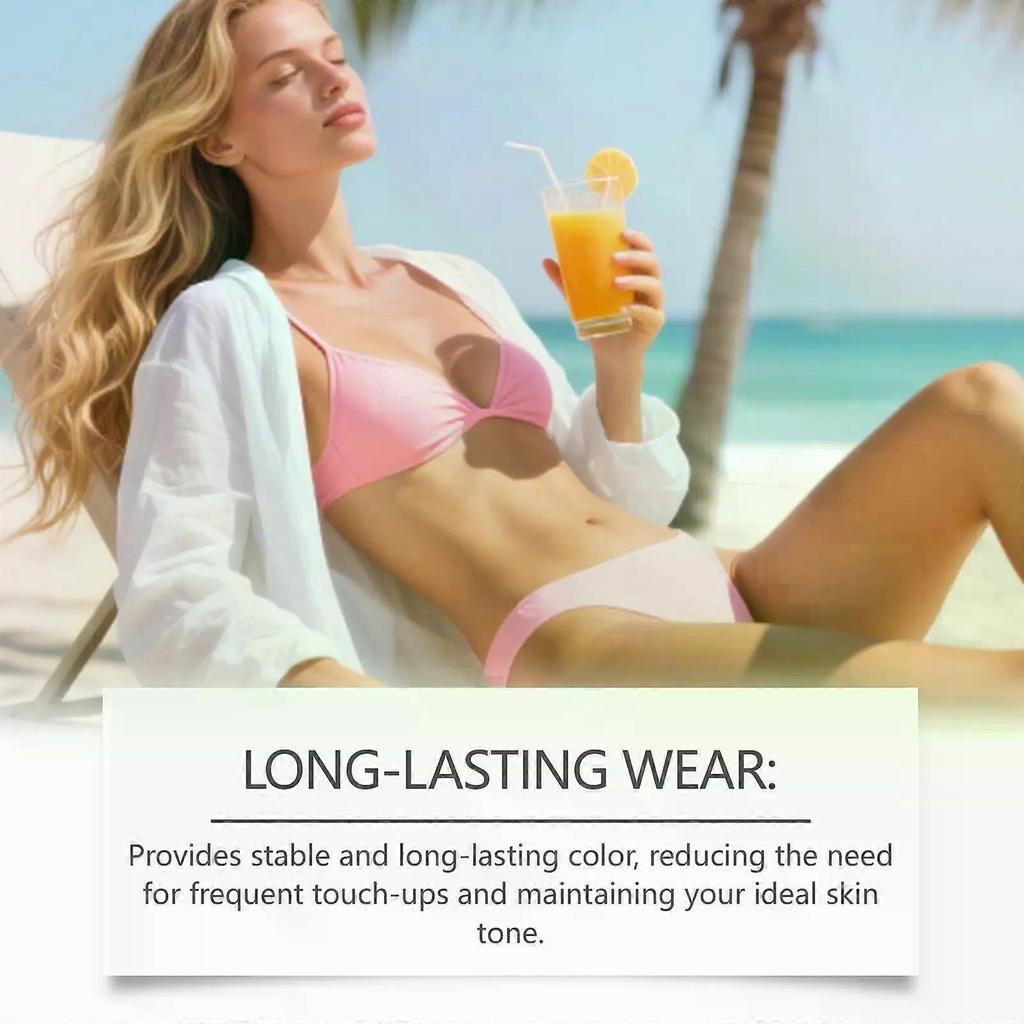 Burro Autoabbronzante, Crema Autoabbronzante Graduale Bronze, Burro Corpo Idratante per Abbronzatura Naturale a Lunga Durata, Senza Tonalità Arancioni, Autoabbronzante Nutriente, 80g