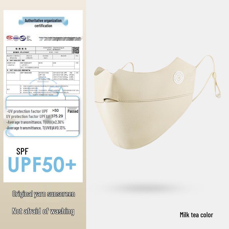 Women's Gradient Summer Sunscreen Mask - UV Protection, Breathable, Cool, Riding Face Cover