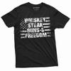 Whiskey Steak Guns and Freedom Shirt USA American Flag Patriotic Shirt Trump Tee
