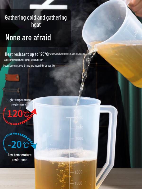 Household Extra Large Plastic Cold Water Pitcher with Scale