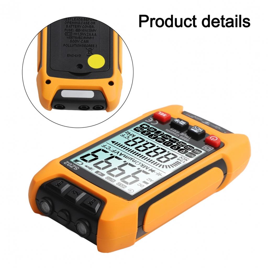 Battery Powered Digital Multimeter with Backlight and Strip Lighting