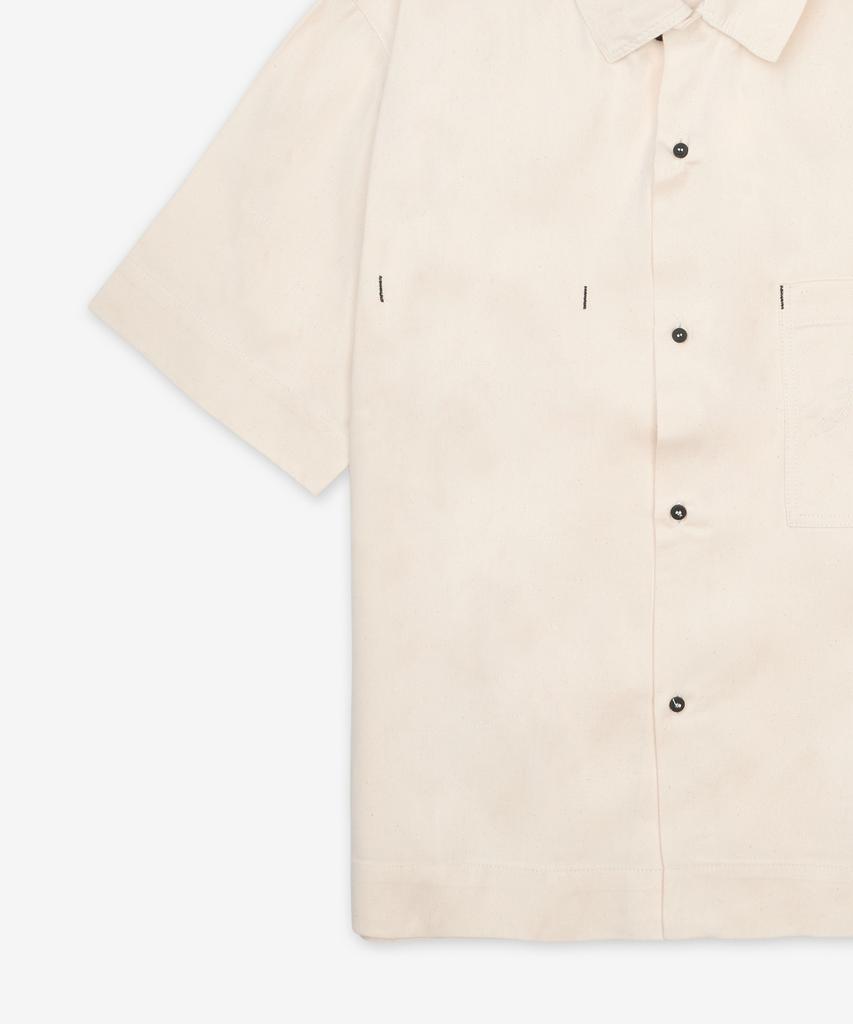 JACQUEMUS La Chemise De Nimes Aloe Short Sleeve Shirt - Off-White / 255De0601516110