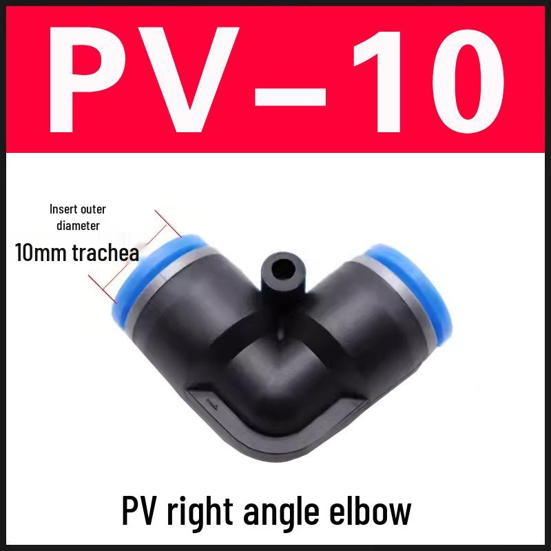 Fitinguri pneumatice cu conectare rapidă: Tub PU Aer Drept, PV Tip L, PE Tip T, PY Tip Y