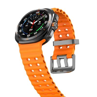 Bracelet Marine pour Samsung Galaxy Watch Ultra 47mm accessoires bracelet montre silicone sport bracelet correa Galaxy Watch 7 Bracelet