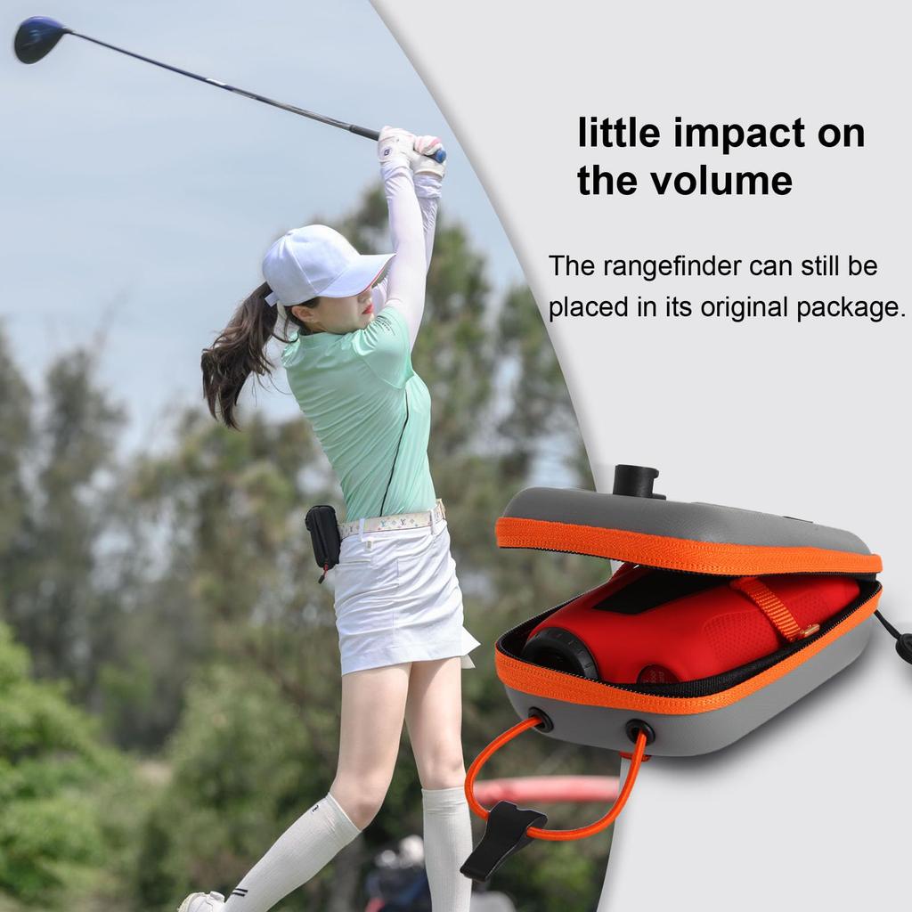 JAWEGOLF Silicone Case for Bushnell V6 and V6 SHIFT Golf Rangefinders (Red)