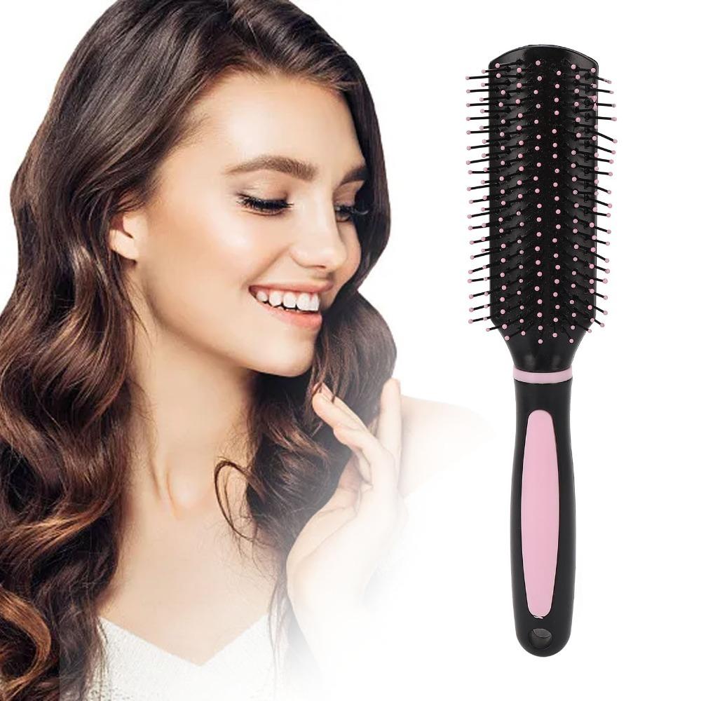 3pcs Professional Hair Brush Rounded Comb Teeth Styling Hair Brush Hair Comb Brush For Women