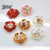 Photo Shoot Accessories Flower Cufflinks Faux Pearl Rhinestone Button Covers