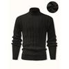 Bottoming Knitted Turtleneck Sweater for Men Autumn Winter Trendy Slim Warm Inner Layered Pullover Top