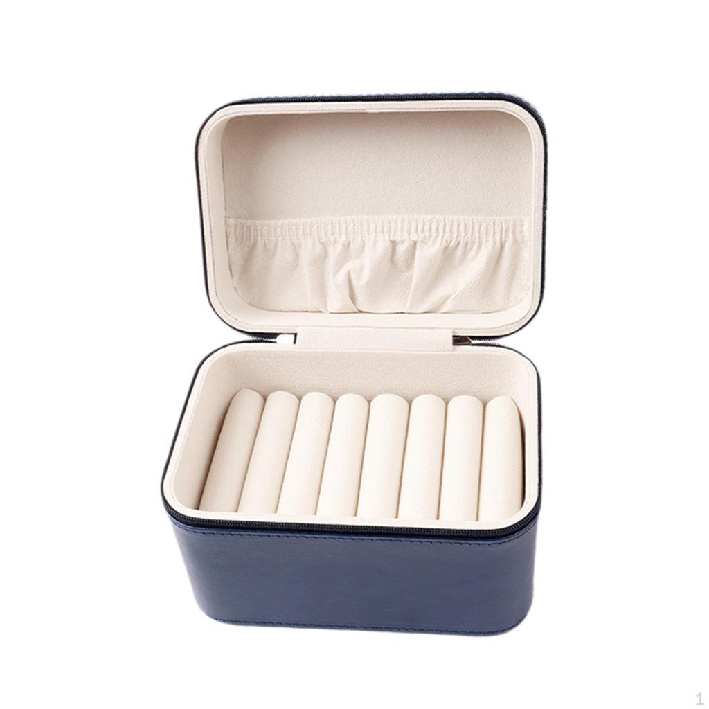 7 Compartment Bracelet Box, Storage Case, Holder, Jewelry Organizer for Birthdays, Craft