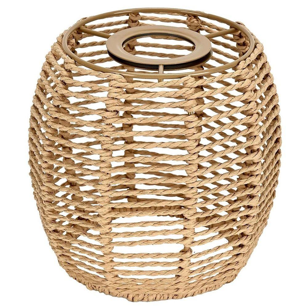 Weaving Design Woven Lampshade Hanging Light Fixture Vintage Lampshade Vintage Style Hanging Light Lampshade Living Room
